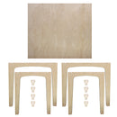 Stauber Best Custom Holiday Table (Unfinished Plywood)