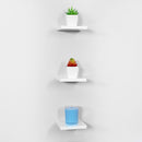 White Acrylic Wall Floating Shelf 4" x 4" x 1/2"