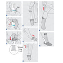 Stauber Best Sock Aid and Shoe Horn - Hinged Sock Aid and New Extra Long Handled Shoe Horn - Design for post surgery.