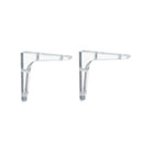 STAUBER BEST- Acrylic Wall Storage Shelf Brackets, 3"/ 5"/ 7"- Set of 2- for Living Room, Bedroom, Kitchen, Bathroom, Office.