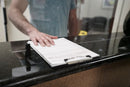 STAUBER Best Sneeze Shield - Clear Acrylic Plexiglass Shield, Barrier Protects Employees Against Coughing and Sneezing Customers.