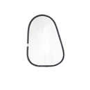 Portable Classroom Sneeze Guard - For Auditoriums, School Desks and Lecture Halls. (Flag and Post)