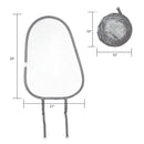 STAUBER Best Airplane Sneeze Guard - This Personal Airplane Seat Divider is Reusable, Portable, Collapsable, Flexible, and User Friendly - Sky Shield