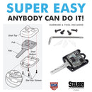 1998-2010 Lexus/ Square Replacement 3-Button Remote Head Key Shell by StauberBest