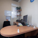 Adhesive Sneeze Guard - Many Sizes Available for Office Desk, Schools and Cubicles. Removable Tape Leaves No Residue. (Stands Included)