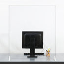 Stauber Best Large Sneeze Guard Clear Acrylic, Plexiglass, Shield, Barrier Protects Employees Against Coughing and Sneezing Customers.(36"H x 32"W)