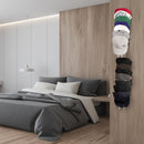 STAUBER Best Acrylic Baseball Cap Rack and Hat Display Holder- Display on counter in closet or hang on wall.