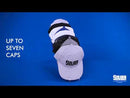 STAUBER Best Acrylic Baseball Cap Rack and Hat Display Holder- Display on counter in closet or hang on wall.