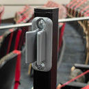 Portable Classroom Sneeze Guard - For Auditoriums, School Desks and Lecture Halls. (Flag and Post)