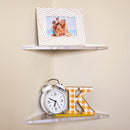 Clear acrylic shelves