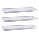 Clear Acrylic Wall Floating Shelf  12" x 4" x 1/2" thick