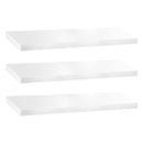 White Acrylic Wall Floating Shelf 12" x 4" x 1/2"