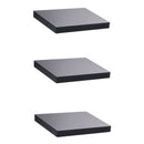 Black Acrylic Wall Floating Shelf 4" x 4" x 1/2"
