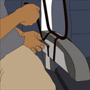 STAUBER Best Airplane Sneeze Guard - This Personal Airplane Seat Divider is Reusable, Portable, Collapsable, Flexible, and User Friendly - Sky Shield
